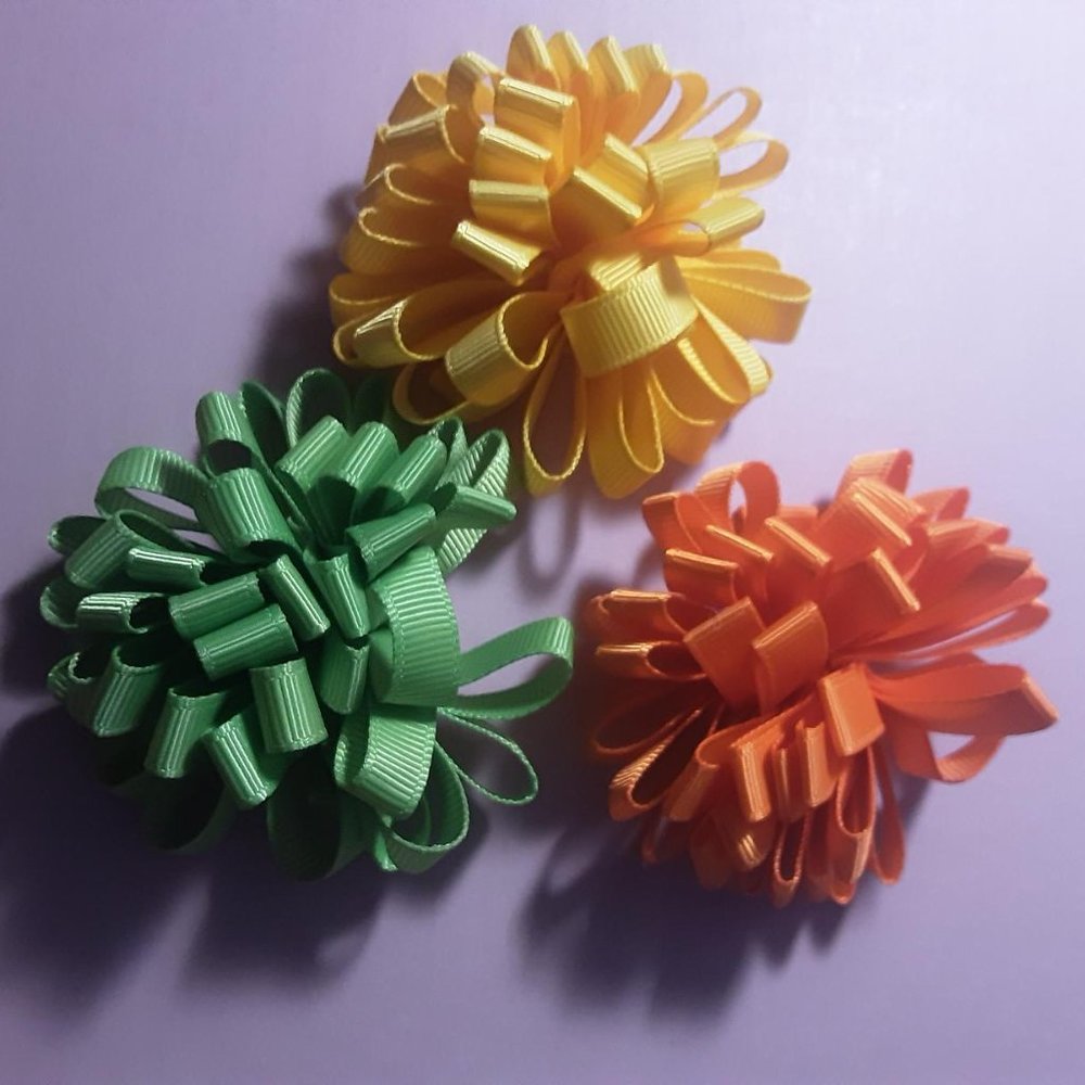 New 3" dog bows, top knot bows, collar bows